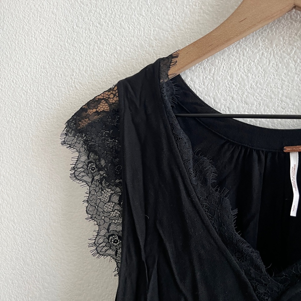 Free People Lace Cap Sleeve Tank - Picture 4 of 10